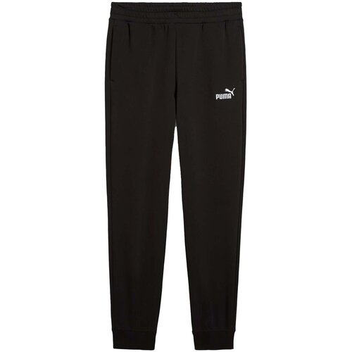Puma Spodnji deli trenirke Ess No. 1 Logo Slim Sweatpants Fl Cl Črna Slike