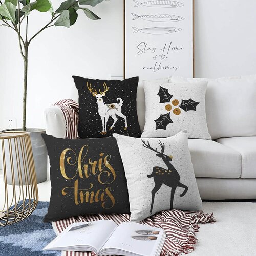 Minimalist Cushion Covers set od 4 ukrasne jastučnice Christmas, 55 x 55 cm Cijene