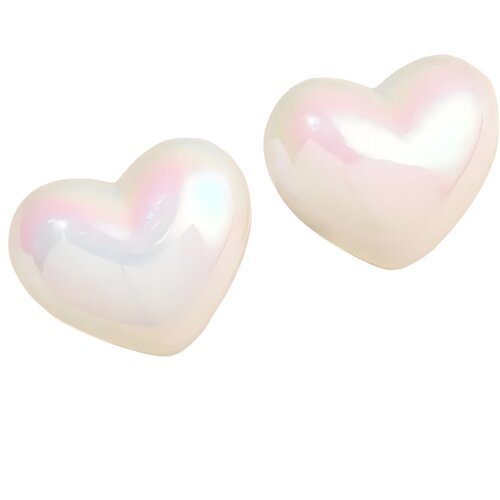 IZMAEL Naušnice AD-33381 - Heart/Bijela Cene
