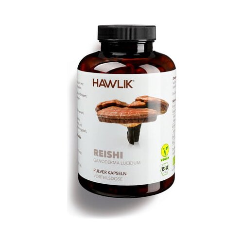 Hawlik bio Reishi v prahu - kapsule - 240 kap. Slike