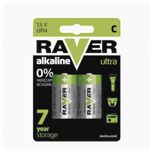 Raver alkalne baterije LR14/2BL baterija Slike