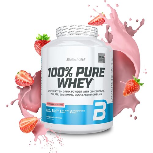 Biotechusa 100% pure whey &amp;ndash; premium izolat surutke sa 24g proteina po obroku - čokolada, kikiriki puter 28g Slike