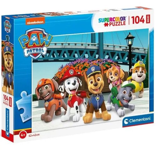 Clementoni Tačka patrulja na misiji 104-delna maxi supercolor sestavljanka - Cene