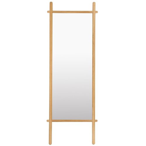 White Label Stoječe ogledalo z lesenim okvirjem 58x160 cm Solene &ndash; Cene