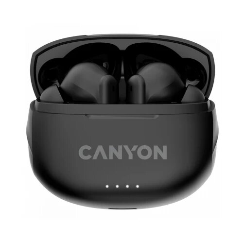 Canyon TWS-8, Bluetooth headset, with microphone, with ENC, BT V5.3 JL 6976D4, Frequence Response:20Hz-20kHz, battery EarBud 40mAh*2+Charging Case 470mAh, type-C cable length 0.24m, Size: 59*48.8*25.5mm, 0.041kg, Black CNS-TWS8B TWS-8 Cijene