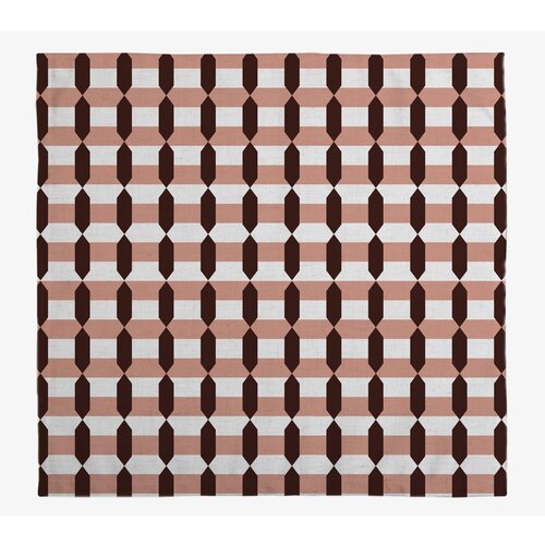 Really Nice Things Komplet 4 prtičkov z me&amp;scaron;anico lanu Garland Geometric, 43 x 43 cm Slike