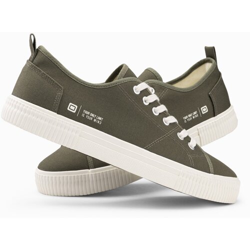 Ombre Classic men&amp;#039;s BASIC low sneakers - olive Slike