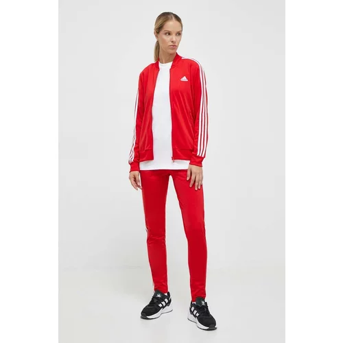 Adidas Trenirka ženski, rdeča barva