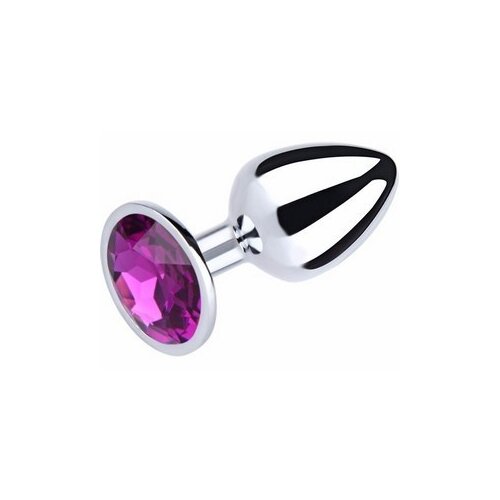 Metalni analni plug | Lila cirkon veličina S Slike