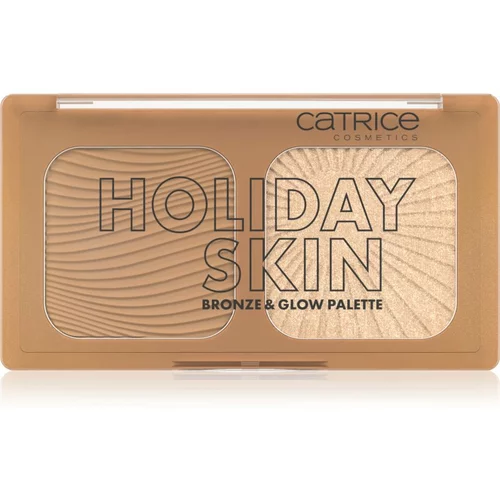 Catrice Holiday Skin posvetlitvena in bronz paleta 5,5 g
