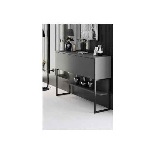 Hanah home komoda luxe black anthracite Cene