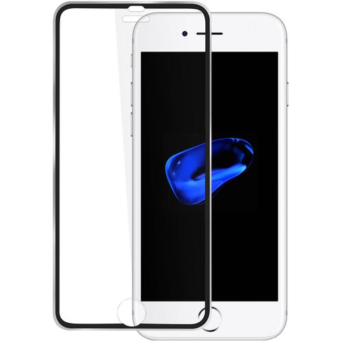 AVIZAR Folija iz kaljenega stekla iz titana za iPhone 7 in iPhone 8 - črn obris, (20530855) Slike