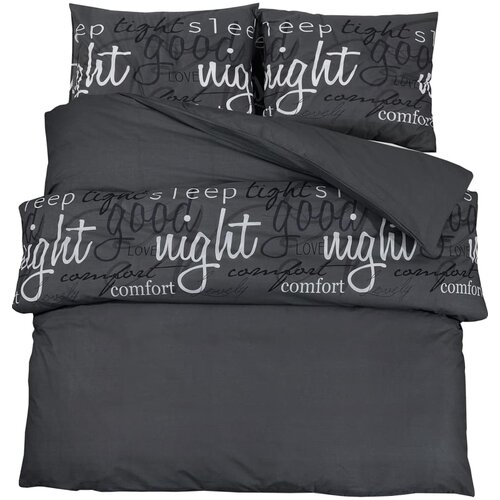 Maison Chic Komplet posteljnine - Posteljnina črna 140x200 cm bombaž, (21786903) Slike