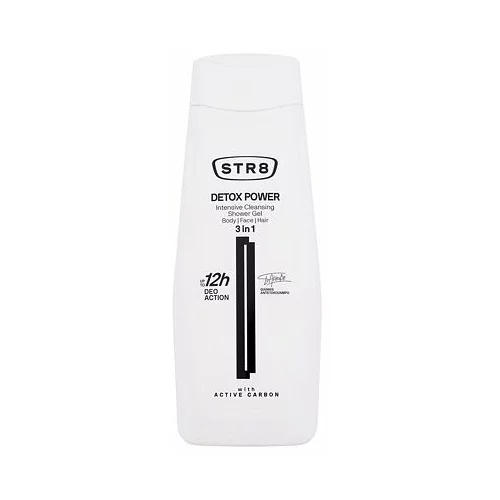 Str8 Detox Power Intensive Cleansing Shower Gel gel za prhanje z globokim čiščenjem 400 ml za moške