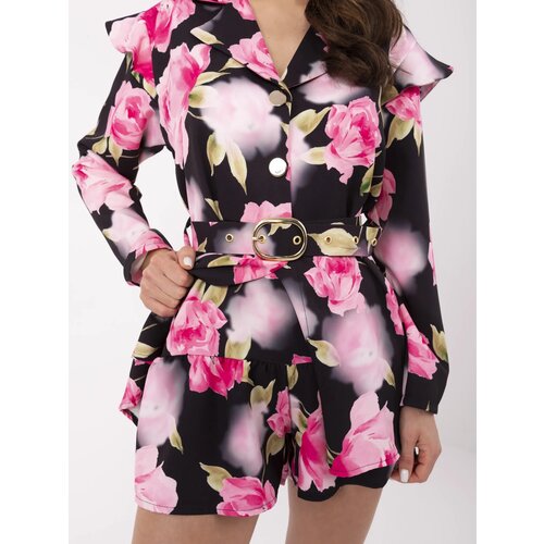 Italy Moda Jumpsuit-DHJ-KO-20615-2.60-black-pink Cene