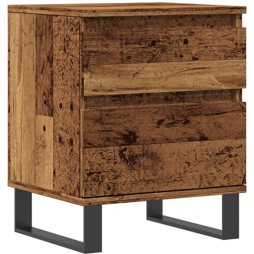 Maison Chic Nočna omarica - Nočna miza Old Wood 40x35x50 cm Inženirski les, (21688693) Cene