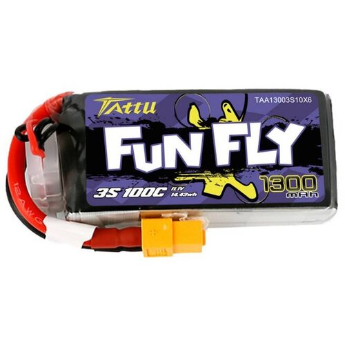 Tattu BATERIJA 1300MAH 11.1V 100C 3S1P ZA DRONE Z VISOKIMI LIPO PARAMETRI, (5000291027) Cene