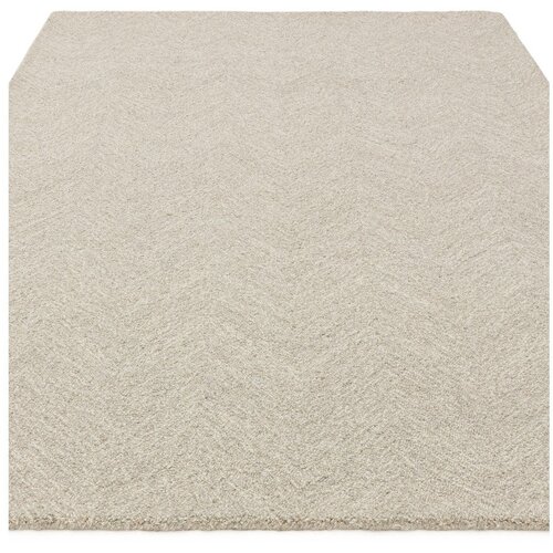 Asiatic Carpets Kremno bela ročno tkana preproga iz me&amp;scaron;anice volne 200x290 cm Theodore Chevron &amp;ndash; Slike