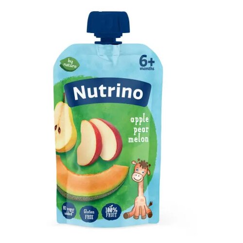 Nutrino pouch jabuka, kruška, dinja 100g Cene