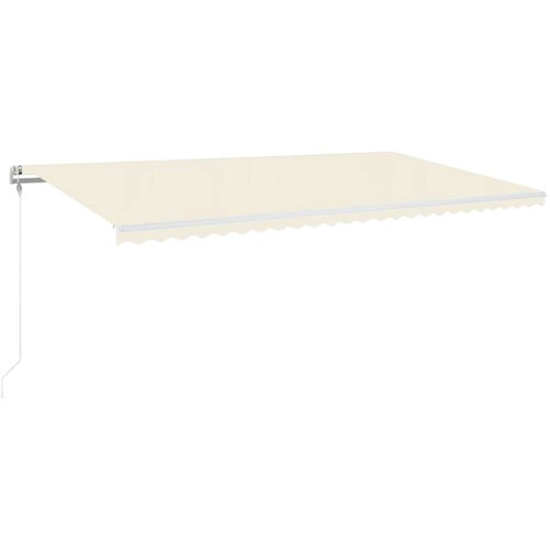  Automatska tenda sa senzorom za vjetar LED 600 x 300 cm krem Slike