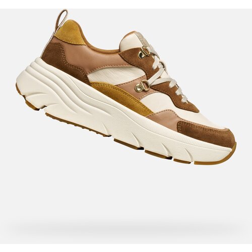 Geox Light brown women's sneakers Diamanta - Women's Cene