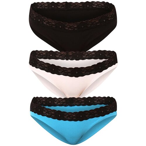 STYX 3PACK Women's Briefs Sports Elastic Multicolored Cene