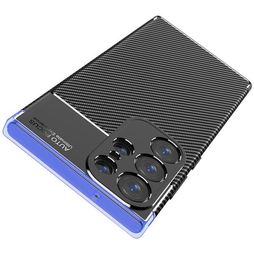 Techsuit CarbonFiber maska za Samsung Galaxy S23 Ultra &amp;ndash; crna Slike