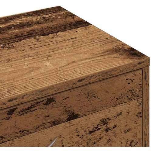 vidaXL Komoda s 6 predali starinski les 50x34x96 cm iverna plošča Cene
