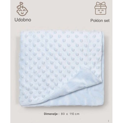 Interbaby dekica, mjehurići 80x110 cm - blue Slike