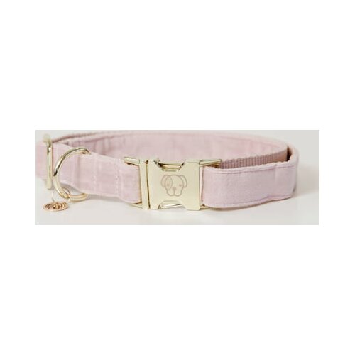 Kentucky Dogwear Pasja ovratnica velvet soft rose - M (36-52) cm Cene