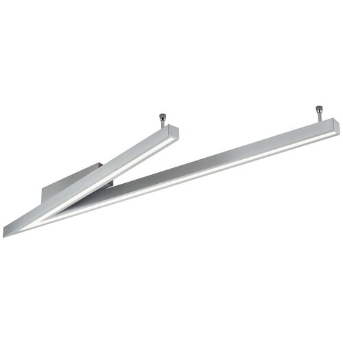 CINQUE siva led stropna svetilka z glasovnim upravljanjem s pomočjo mobilne aplikacije s kovinskim senčilom 35x127.5 cm cicanto – Cene