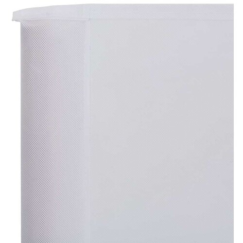  Vjetrobran s 5 panela od tkanine 600 x 160 cm pješčano bijeli Cijene