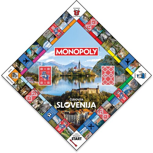 Hasbro Namizna družabna igra MONOPOLY Čudovita Slovenija Slike