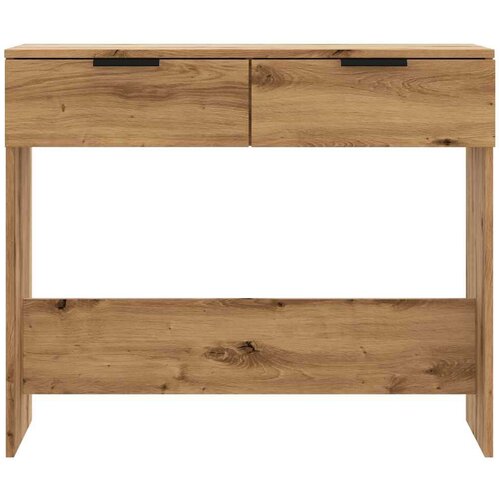  Konzolni stol Artisan hrast 90x36x75 cm izrađeno drvo Slike