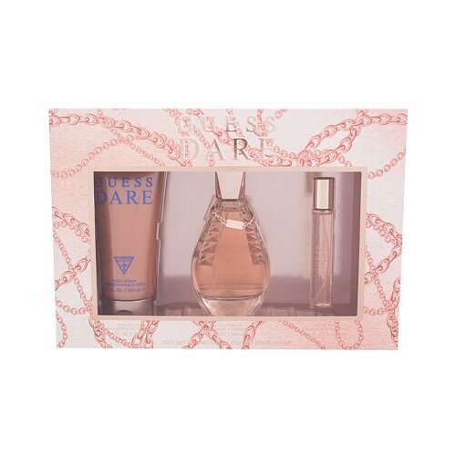 Guess Dare Set toaletna voda 100 ml + toaletna voda 15 ml + losion za tijelo 200 ml za ženske Slike