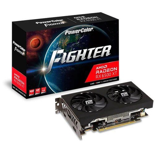 PowerColor Figh. AXRX 6500XT 4GBD6-DHV3 graphics card Slike
