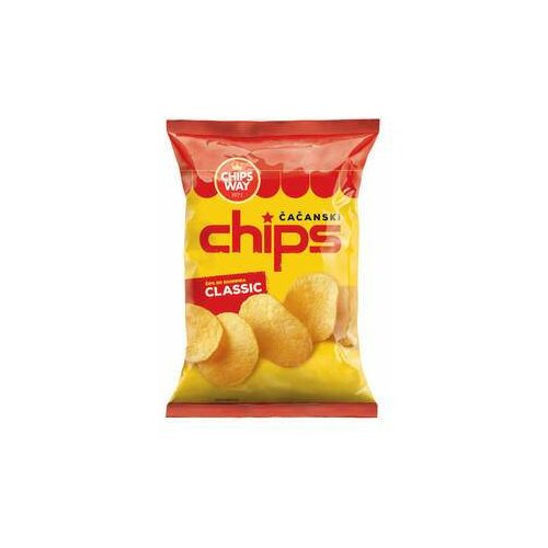Chips Way čačanski čips classic 90g kesa Slike
