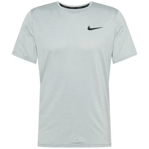Nike Funkcionalna majica svetlo siva / črna
