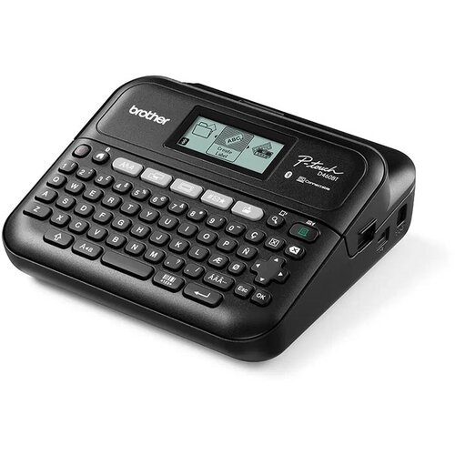 Brother PT-D460BTVP, Desktop, TZe tapes 3.5 to 18mm, Manual Cutter, AC Adapter, Carry Case Slike