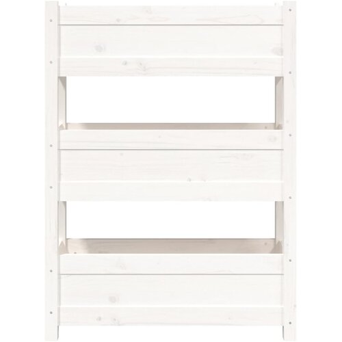  Sadilica bijela 77x25x104,5 cm od masivne borovine Slike