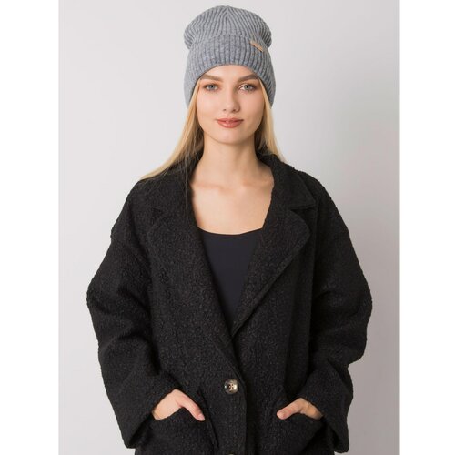 Fashion Hunters RUE PARIS Dark gray knitted hat Slike