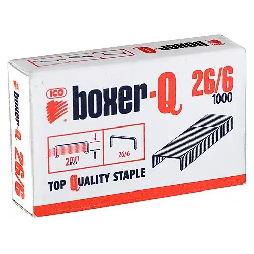 ICO ICO: Boxer-Q 26/6 100-delni komplet sponk Cene