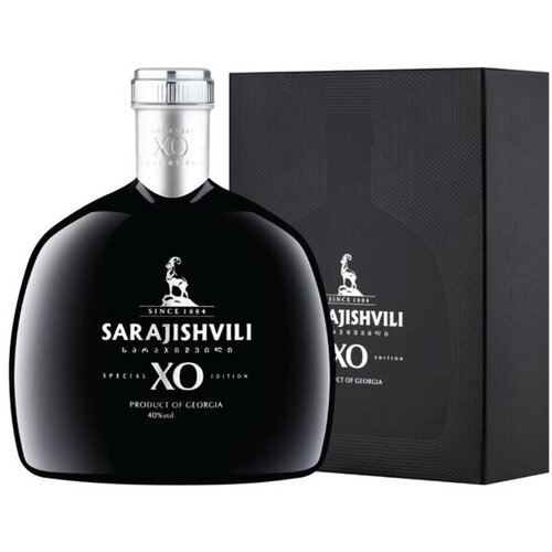 Sarajishvili Wine Brandy XO Black w/gift box 40% 0.7L Cene