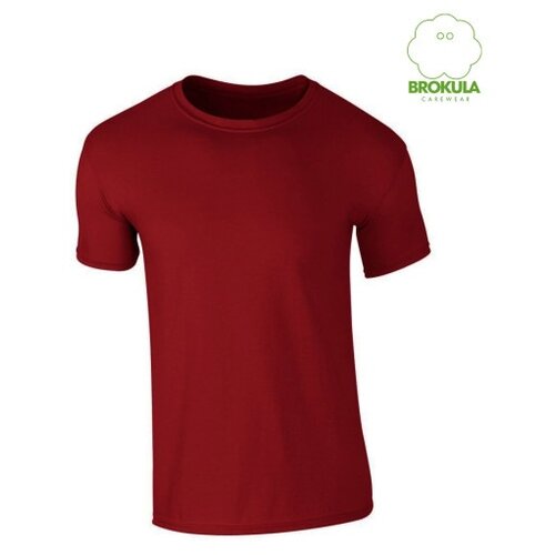 Brokula carewear muška majica kratki rukav vis, crvena ( brkl/mm/rd160/) Slike