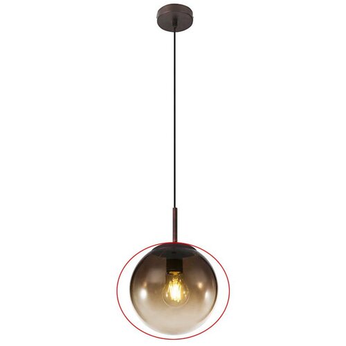 Globo 15865-5G2 - Zamenski abažur VARUS, prečnika 20 cm, dimljeno-braon Cene