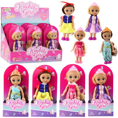 Mini Princess Doll Crown Decorated Dress 17cm Mix Cijene