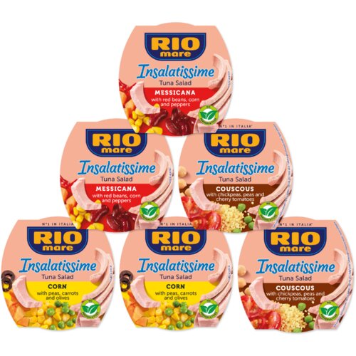 Rio Mare paket Insalatissime tuna salata sa 3 različita ukusa, 6 komada Slike
