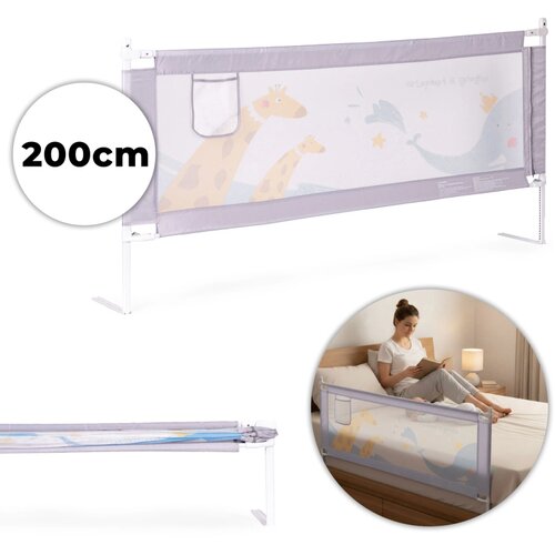 ECO TOYS Za&scaron;titna ograda za krevet 200 cm, za&scaron;tita za djecu Cijene