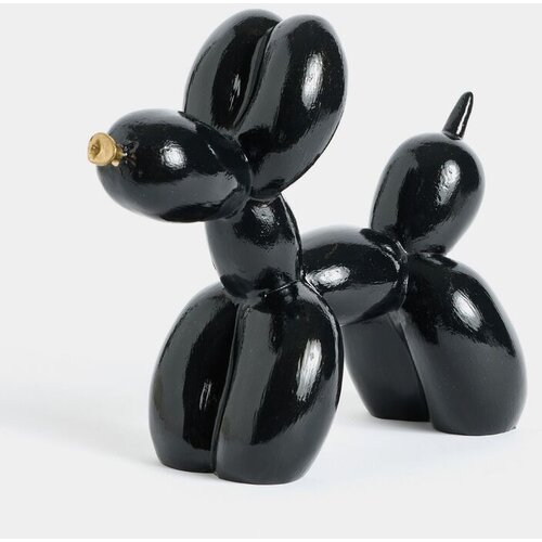 Aberto Design Dekorativna figura Pas, 8x17x20cm, Crna Cene