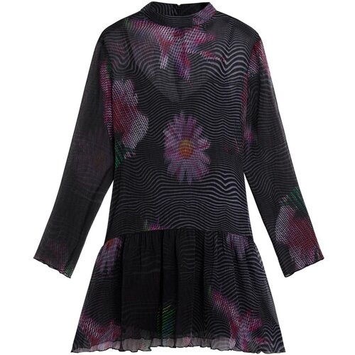 Desigual Haljina zelena / lila / ljubičasto crvena / crna Cijene